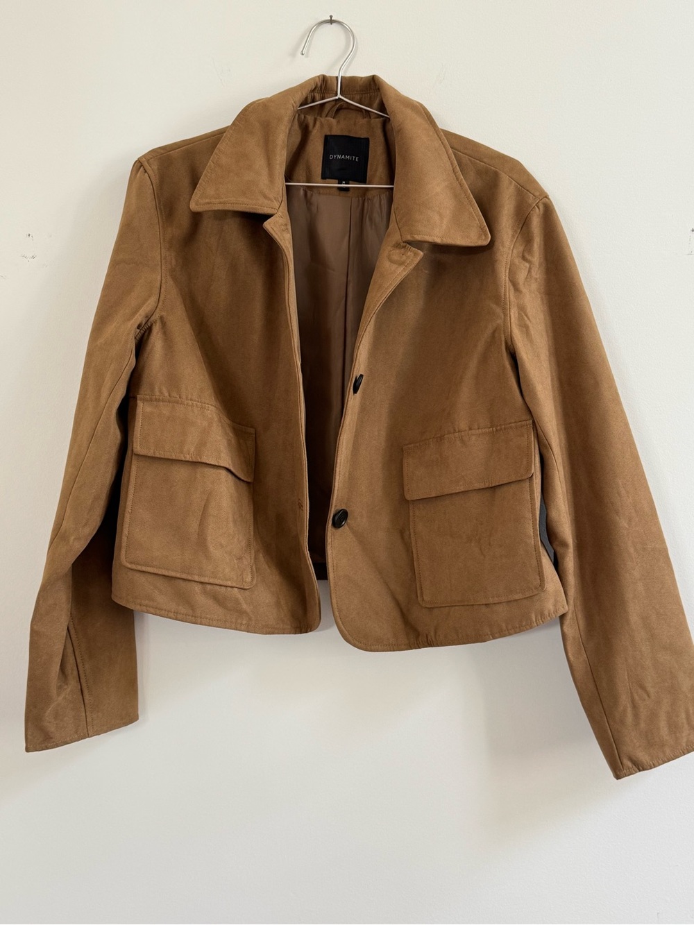 Dynamite Brown Suede Jacket